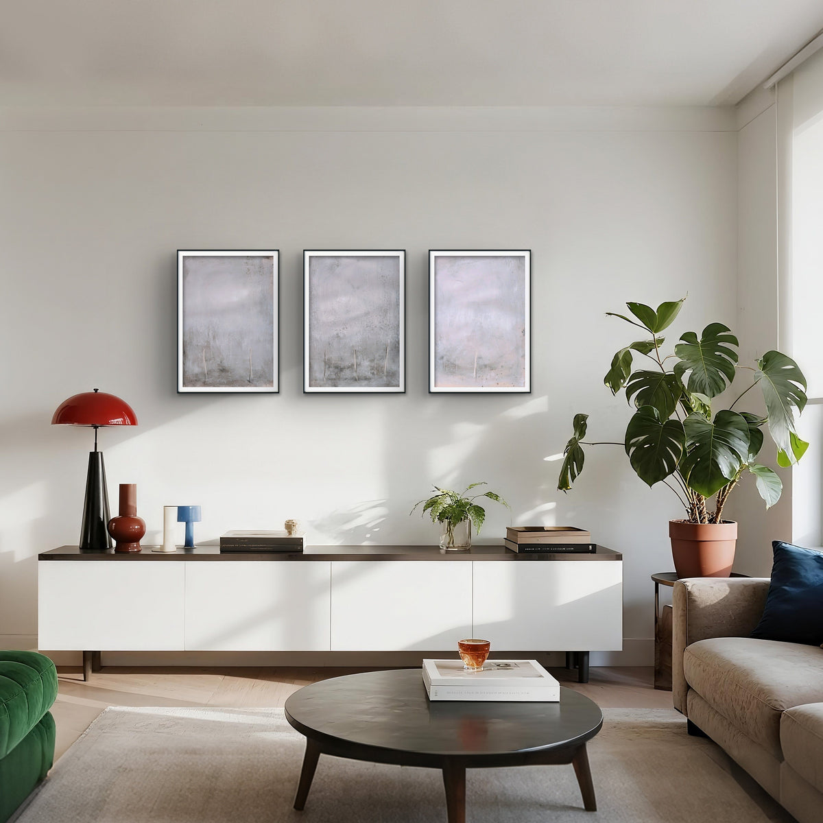 weiße Bilder Kunst für Bilderrahmen