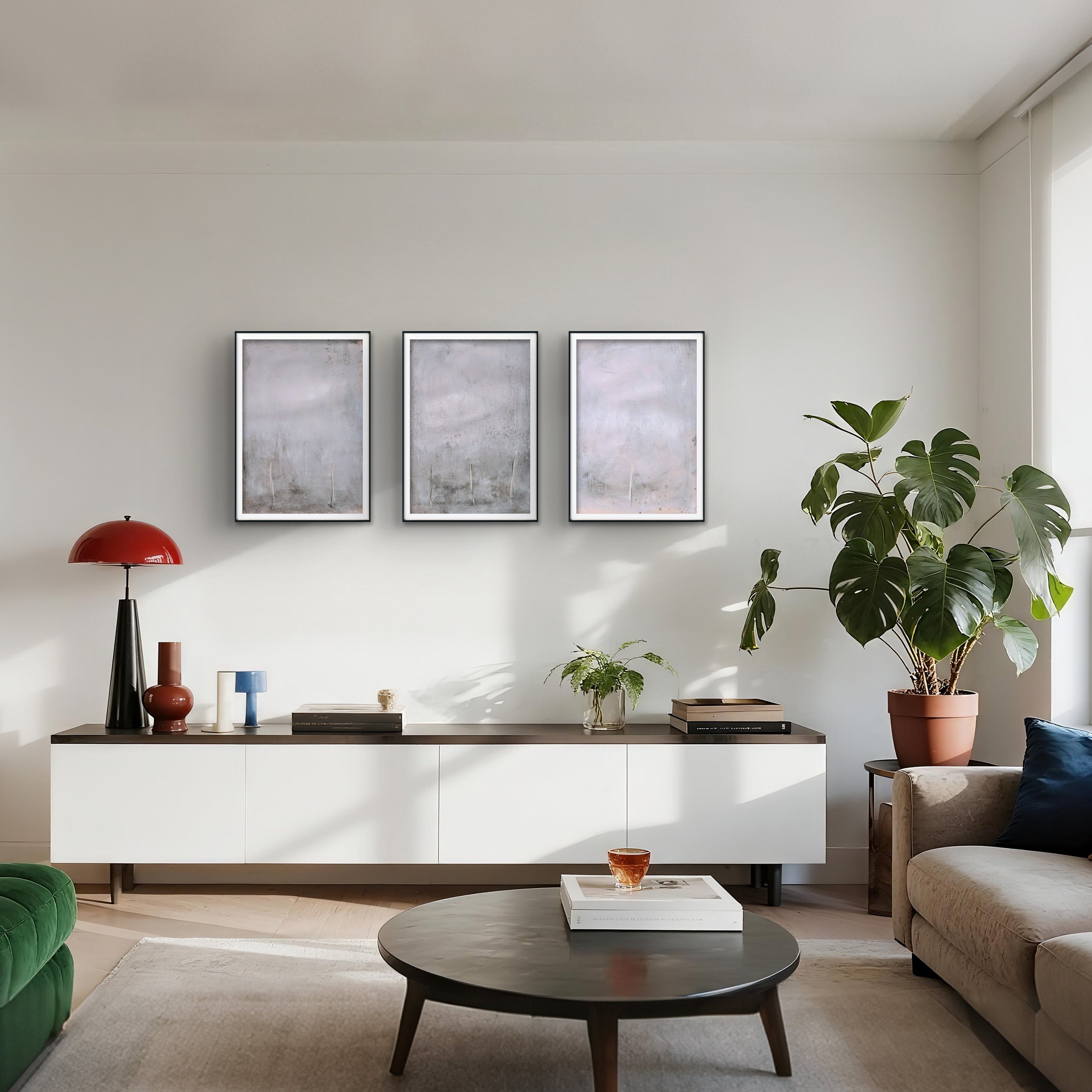 weiße Bilder Kunst für Bilderrahmen