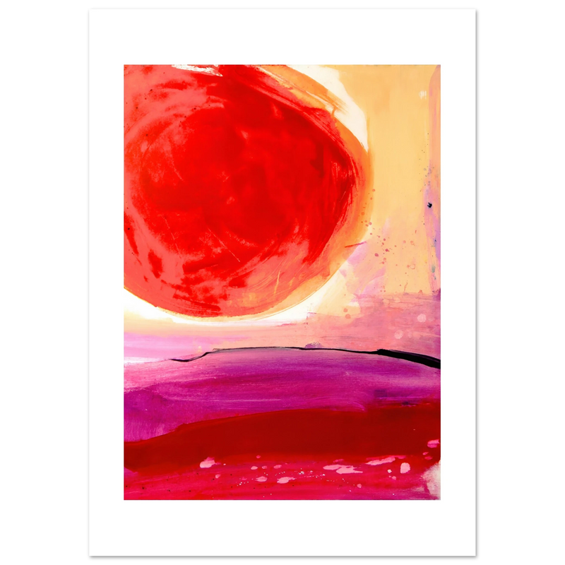 abstraktes gemaelde modernes acrylbild leinwand abstraktes gemälde – „premium matte paper poster abendessen“