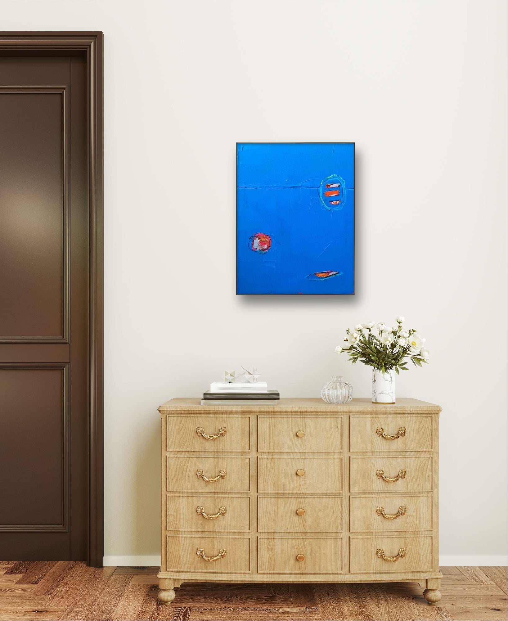 Personalisierte Auftragskunst und Gemälde: moderne-blaue-bilder – Kategorie: Originalgemälde – Hersteller: