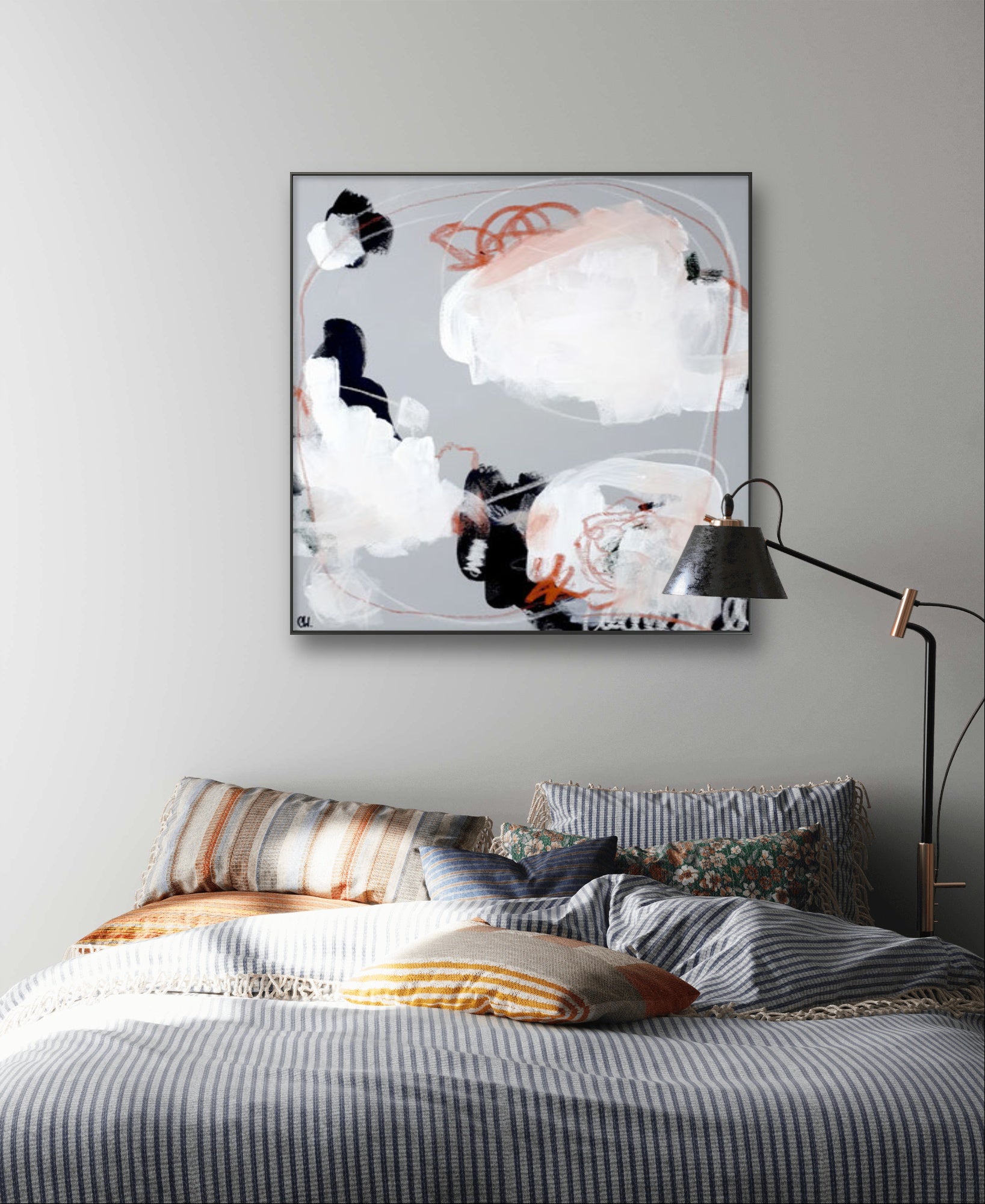 Personalisierte Auftragskunst und Gemälde: graues-bild-lesen – Kategorie: Originalgemälde – Hersteller: 