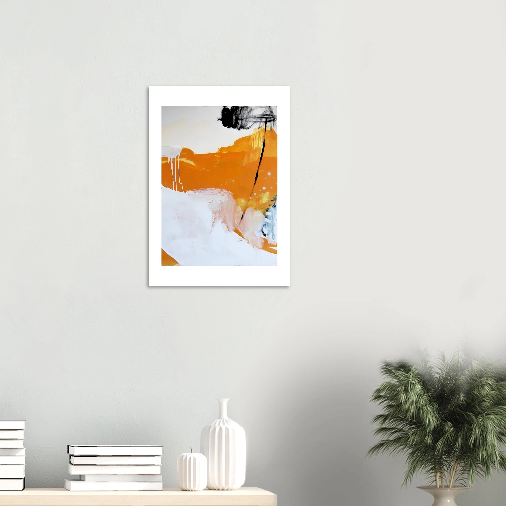  – Hygge Kunst für Schlafzimmer mit ausdrucksstarker Struktur