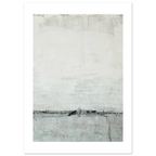 Abstraktes graues Poster "Klare Gedanken“ – Individuelles Wandbild für modernes Wohnen