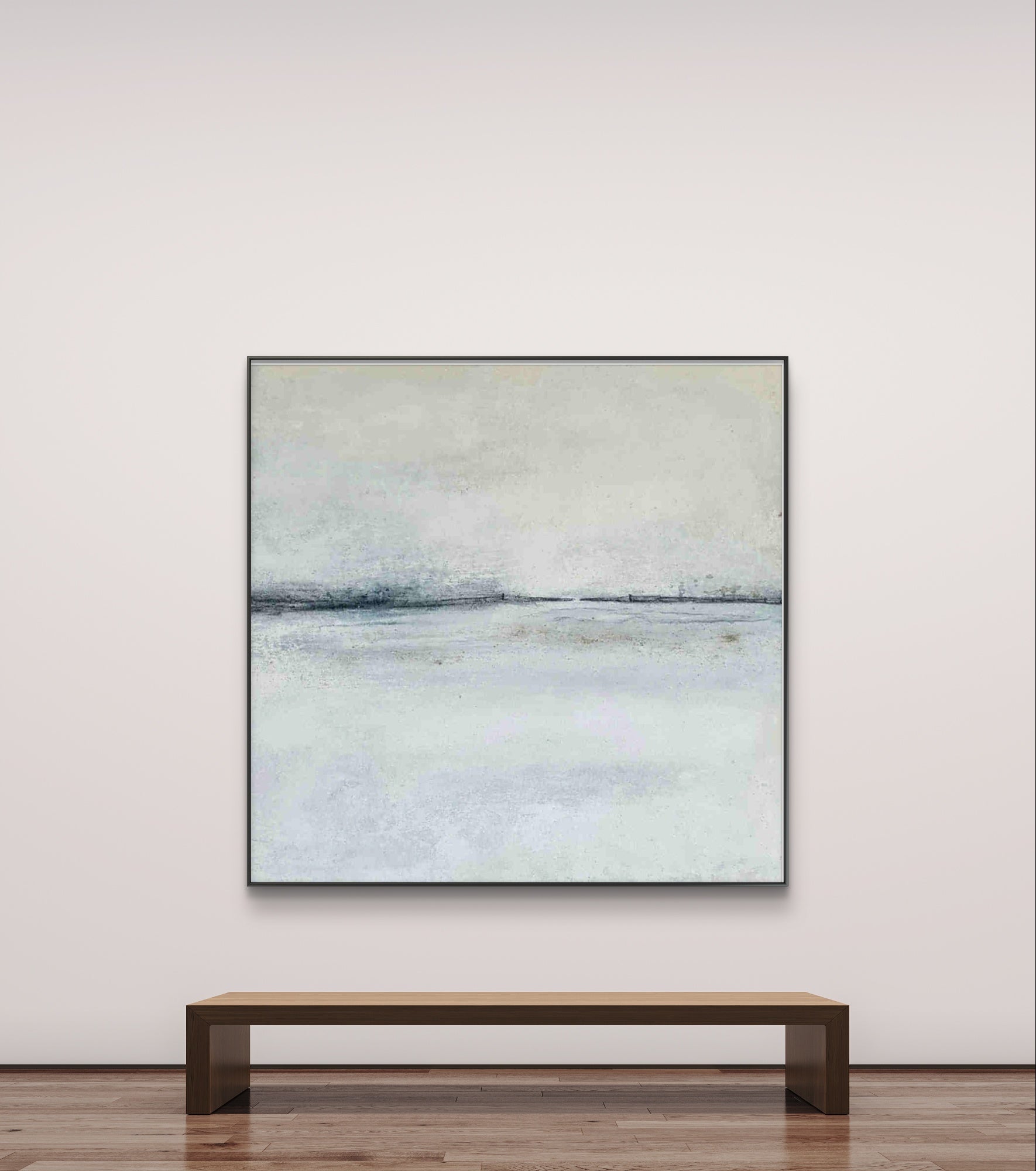 Abstraktes Gemälde – Hochzeitsgeschenk – Abstrakte Wandkunst über Sofa