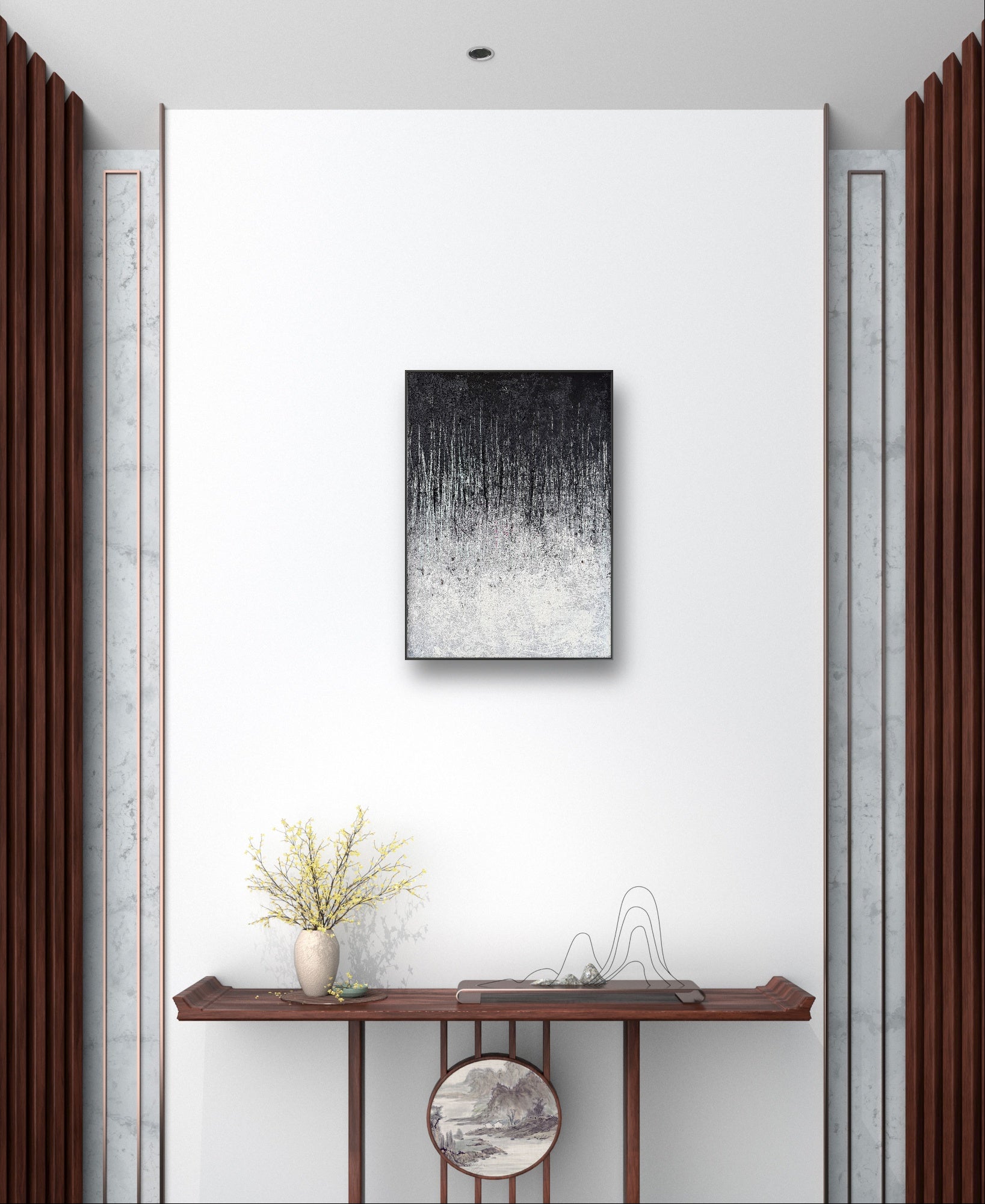 Personalisierte Auftragskunst und Gemälde: schwarz-weisses-bild-kratztechnik – Kategorie: Originalgemälde – Hersteller: 