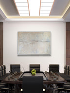 Findung neuer Wege ✦ Bild in Beige Großformat – Kuratiert von Singulart 200x135cm
