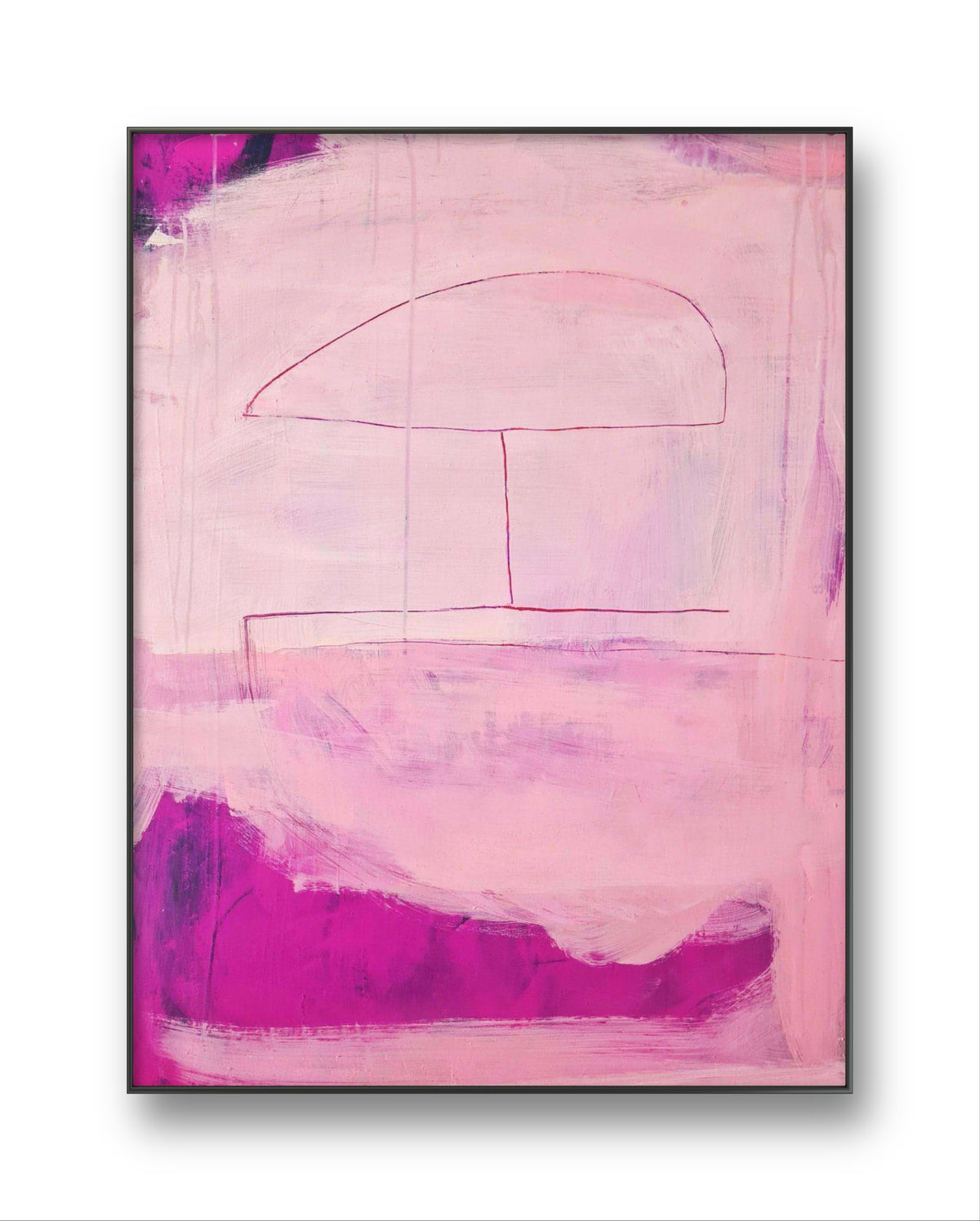 Kurze Sommerhusche – modernes Leinwandbild, Detailansicht Motiv 1.0. Eine Hommage an einen schönen Sommer
Ein Farbenrausch: Dieses abstrakte Einzelstück habe ich in den Maßen 100 x 80 cm mi