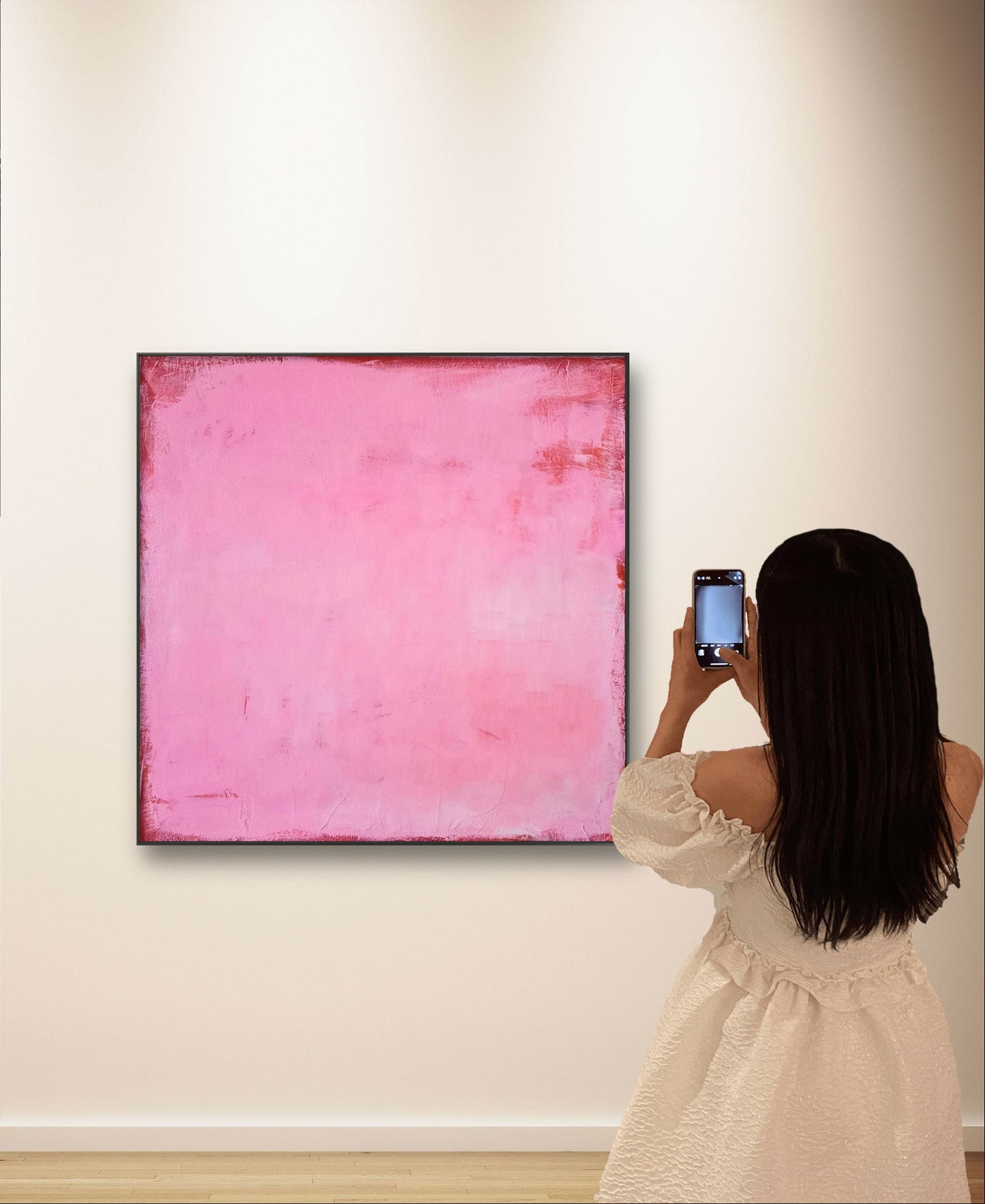 Auftragskunst, abstrakte Bilder, Auftragskunst - Inspirierendes Gemälde für kreative Gedanken,paintings-rosa-bild, abstrakte Bilder kaufen ,