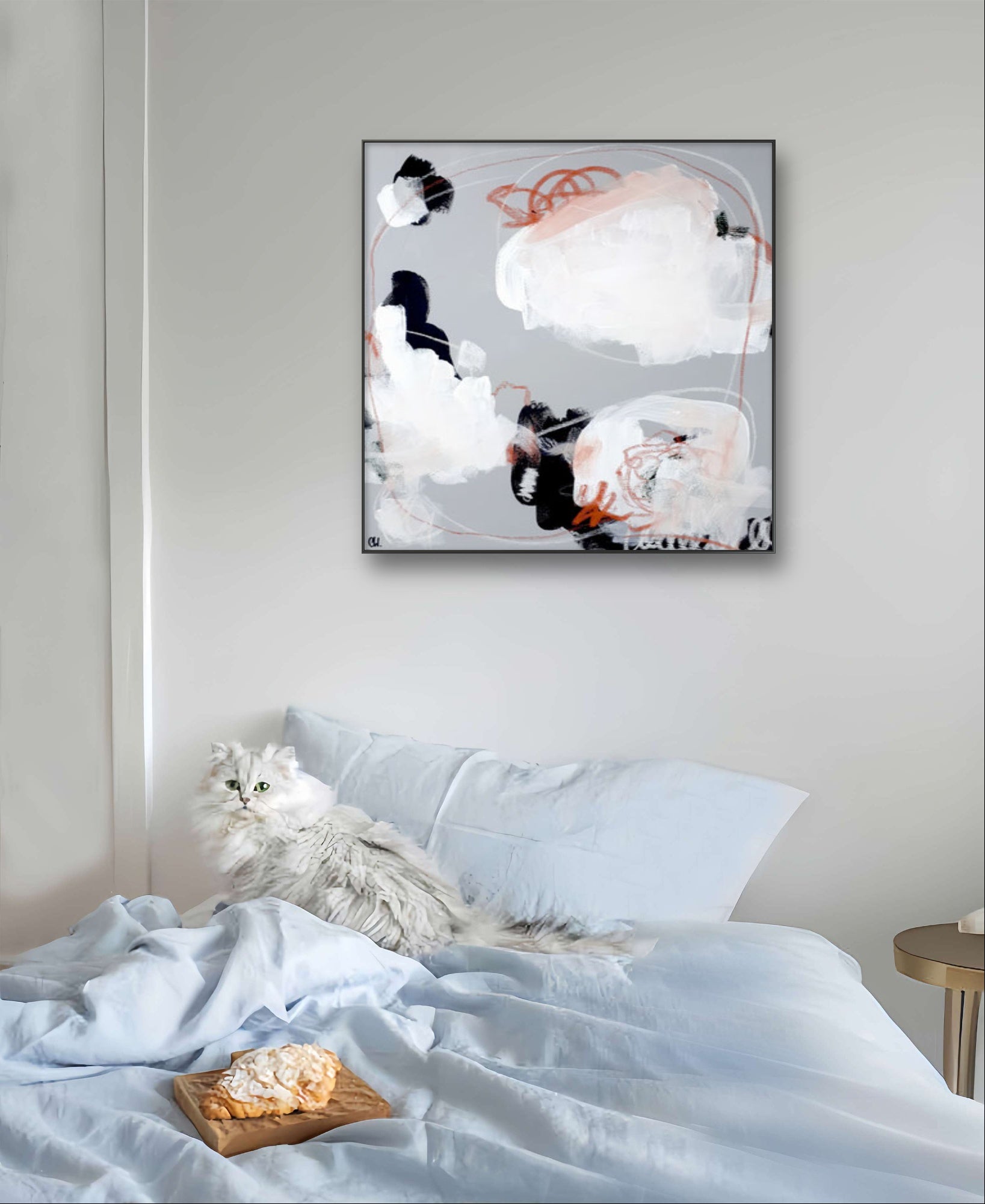 Personalisierte Auftragskunst und Gemälde: graues-bild-lesen – Kategorie: Originalgemälde – Hersteller: 