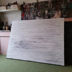 Personalisierte Auftragskunst und Gemälde: abstraktes-weisses-grosses-kunstwerk – Kategorie: Originalgemälde – Hersteller: 