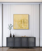 Personalisierte Auftragskunst und Gemälde: gelbe-abstrakte-bilder – Kategorie: Originalgemälde – Hersteller: