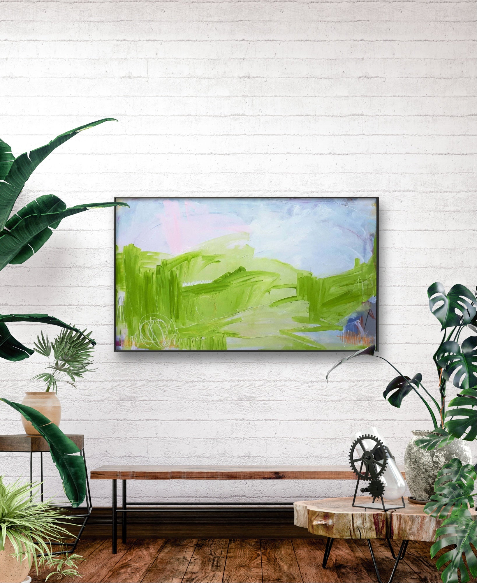Personalisierte Auftragskunst und Gemälde: gruene-bilder-gross – Kategorie: Originalgemälde – Hersteller: