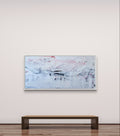 Abstraktes Gemälde für Wohnzimmer – Anreise – Wohnzimmer 230 X 100 Cm Einzelstück Sofort Verfügbar – Moderne Kunst für offene Wohnbereiche