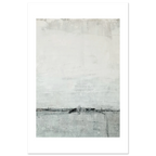 Abstraktes graues Poster "Klare Gedanken“ – Moderne Kunst für offene Wohnbereiche