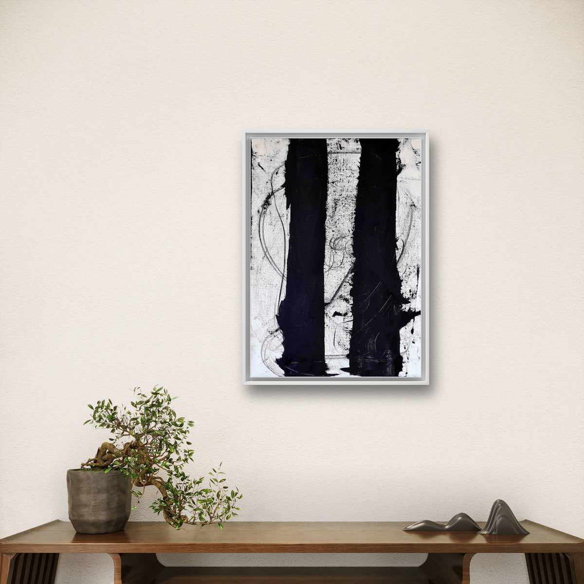 Personalisierte Auftragskunst und Gemälde: abstrakte-schwarzweiss-bilder – Kategorie: Originalgemälde – Hersteller: Conny Wachsmann, Artist