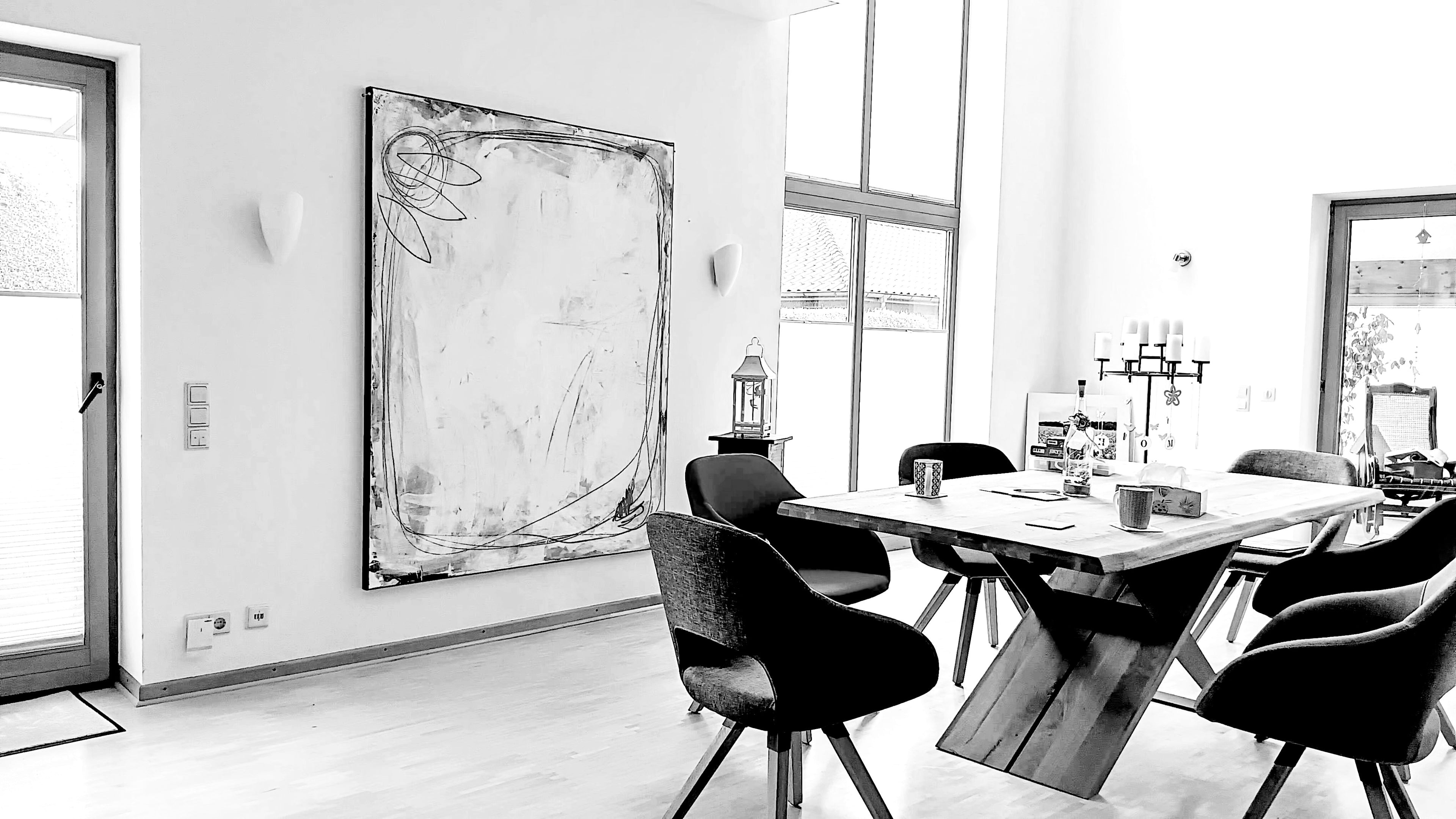 Personalisierte Auftragskunst und Gemälde: grosse-weisse-bilder-kunst – Kategorie: Originalgemälde – Hersteller: