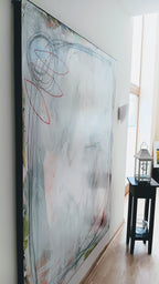 Personalisierte Auftragskunst und Gemälde: grosse-weisse-bilder-kunst – Kategorie: Originalgemälde – Hersteller: