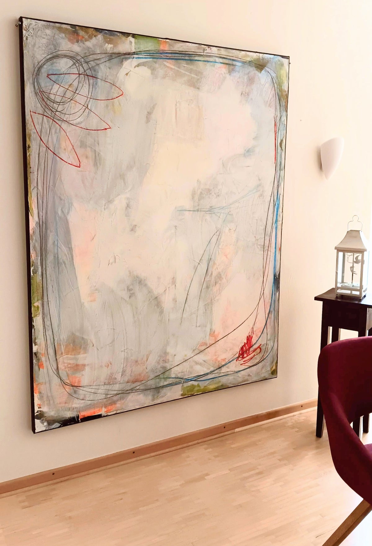 Personalisierte Auftragskunst und Gemälde: grosse-weisse-bilder-kunst – Kategorie: Originalgemälde – Hersteller: