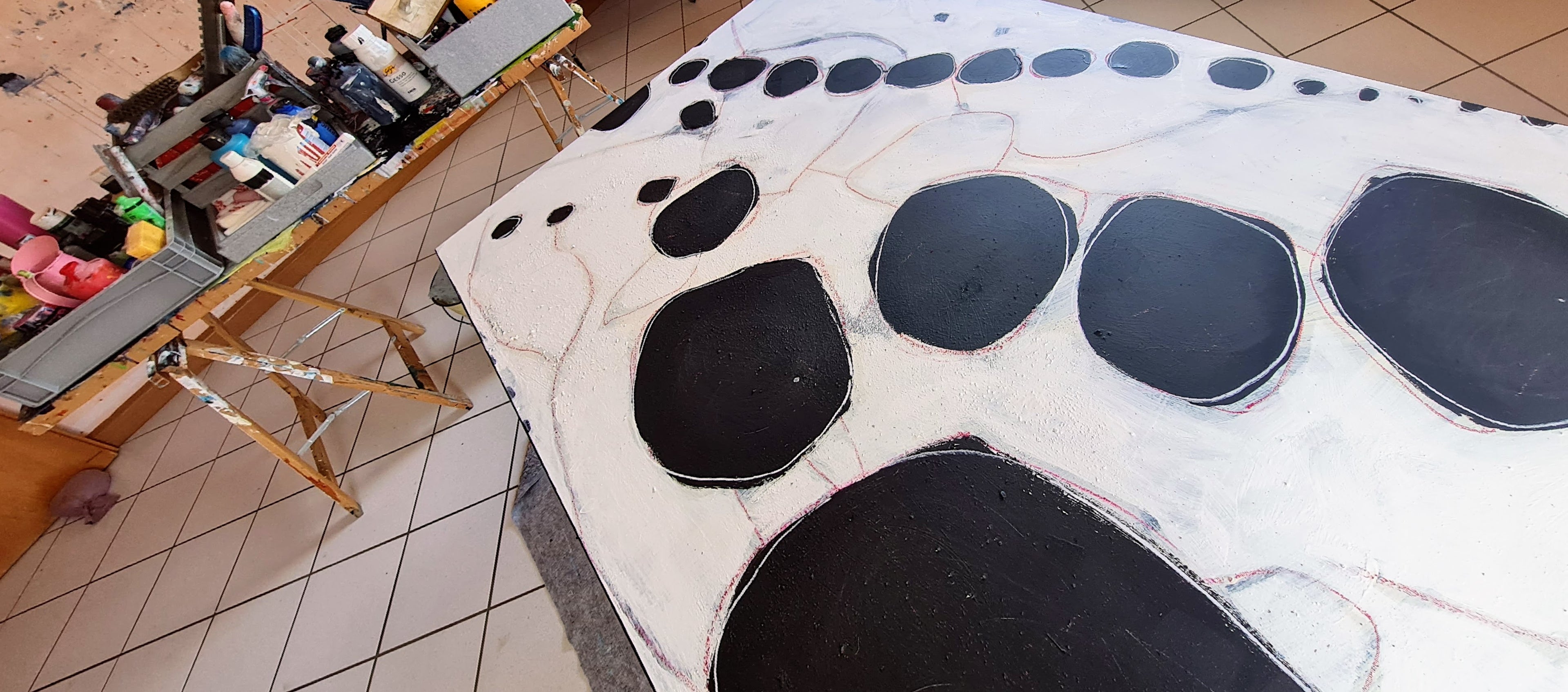 Personalisierte Auftragskunst und Gemälde: schwarz-weisse-bilder-abstrakt – Kategorie: Originalgemälde – Hersteller: 