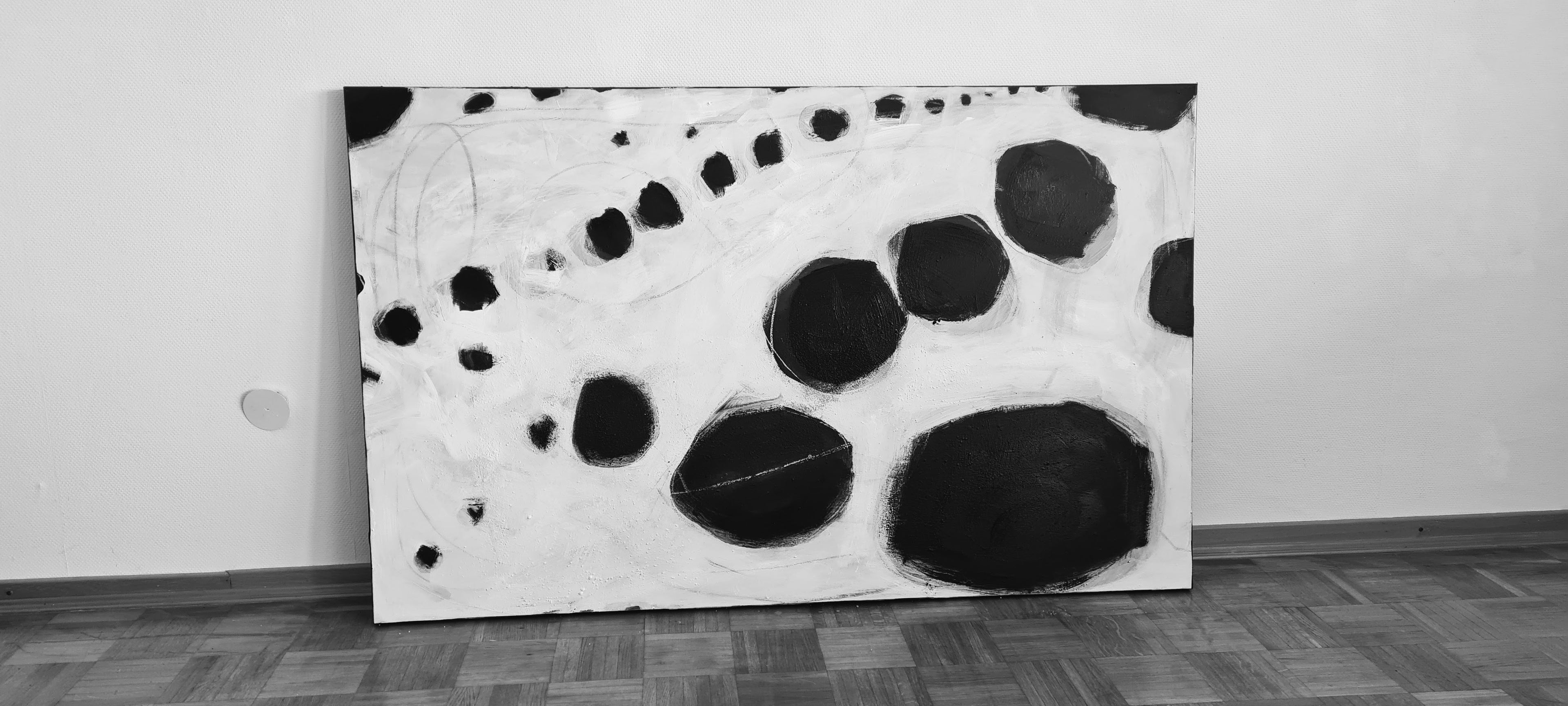 Personalisierte Auftragskunst und Gemälde: schwarz-weisse-bilder-abstrakt – Kategorie: Originalgemälde – Hersteller: 