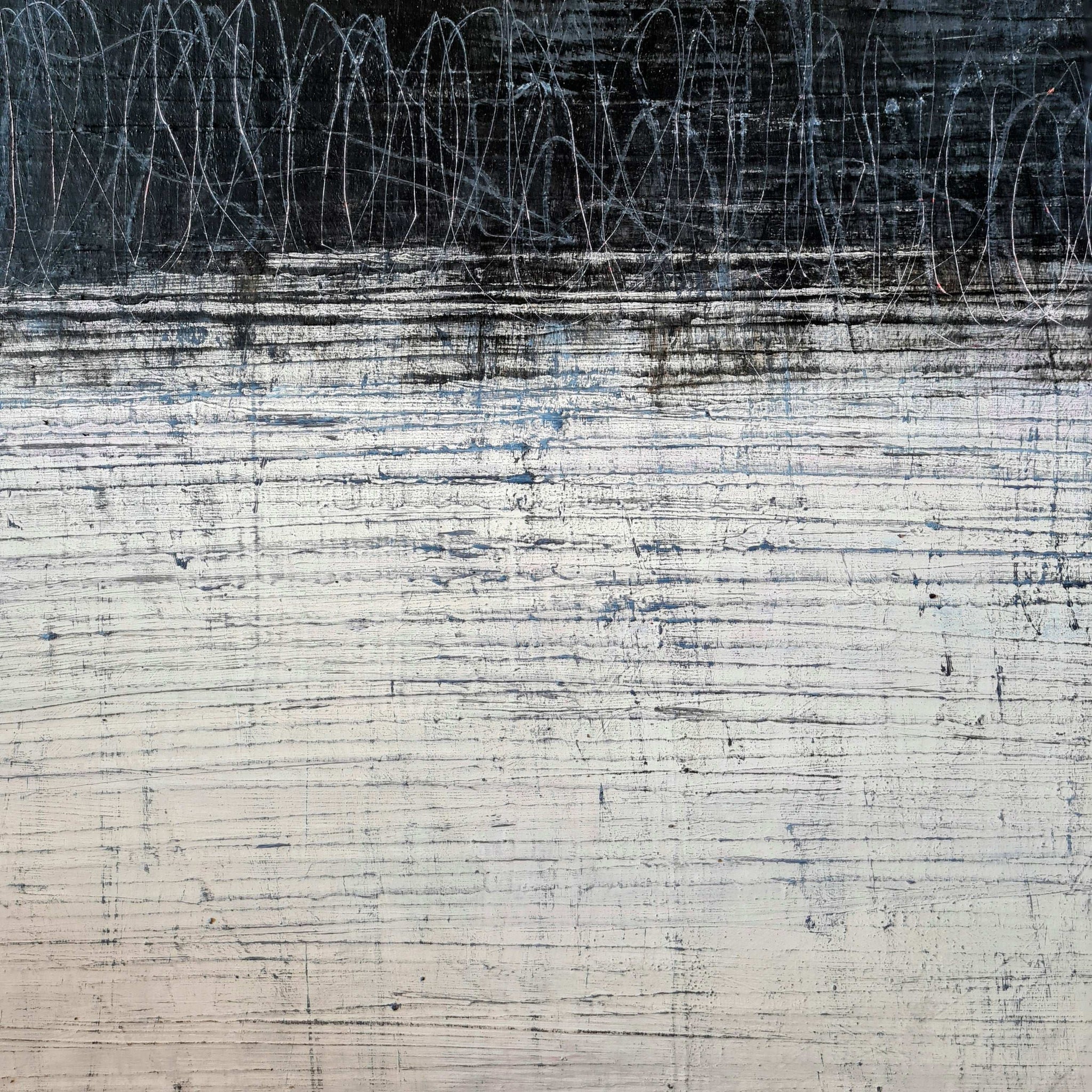 Schnelllebigkeit - schwarzweißes Bild – sofort versandbereites Leinwandbild in nan, großes Kunstwerk für moderne Wohnräume