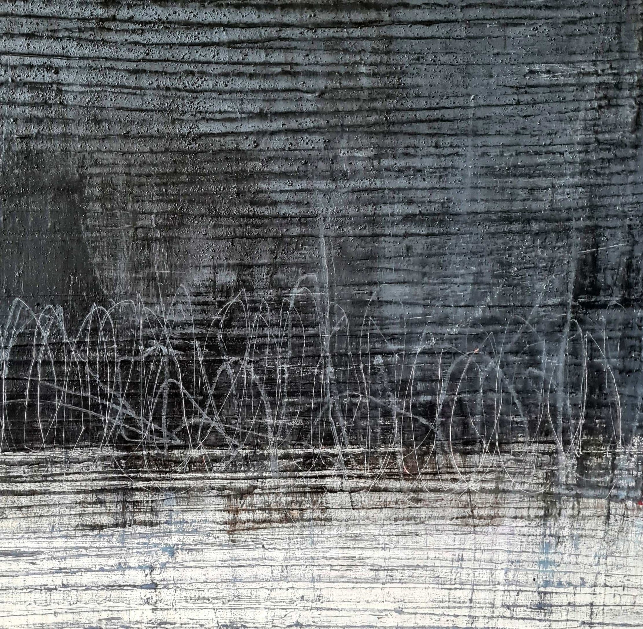 Schnelllebigkeit - schwarzweißes Bild – sofort versandbereites Leinwandbild in nan, großes Kunstwerk für moderne Wohnräume