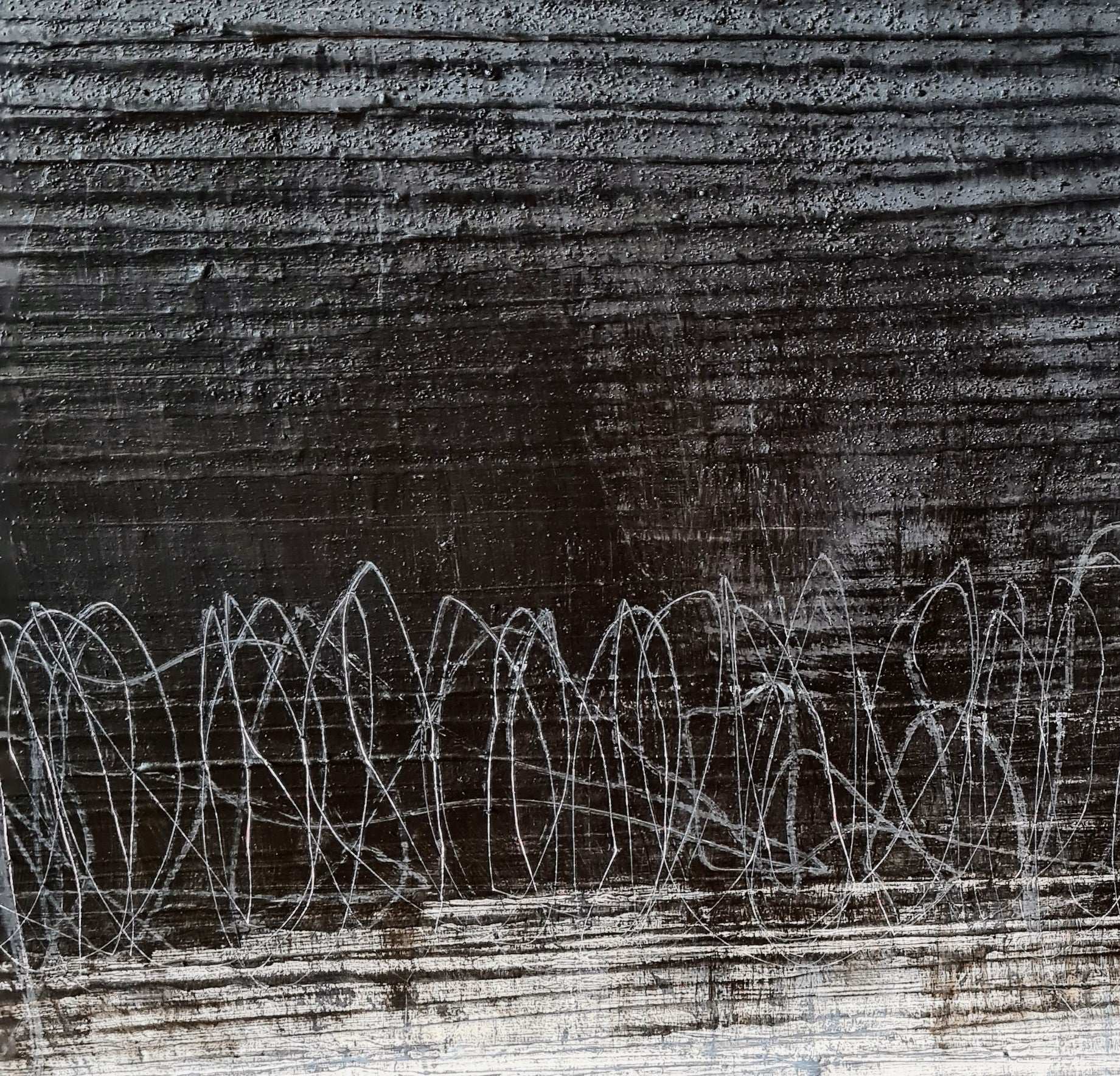 Schnelllebigkeit - schwarzweißes Bild – sofort versandbereites Leinwandbild in nan, großes Kunstwerk für moderne Wohnräume