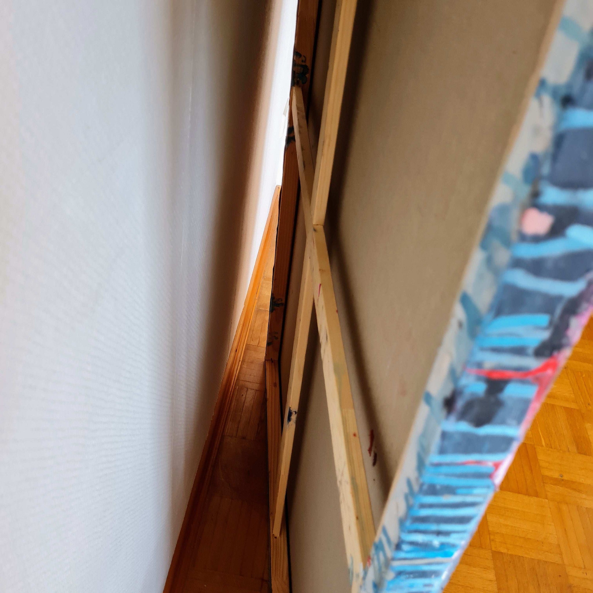 Schnelllebigkeit - schwarzweißes Bild – sofort versandbereites Leinwandbild in nan, großes Kunstwerk für moderne Wohnräume