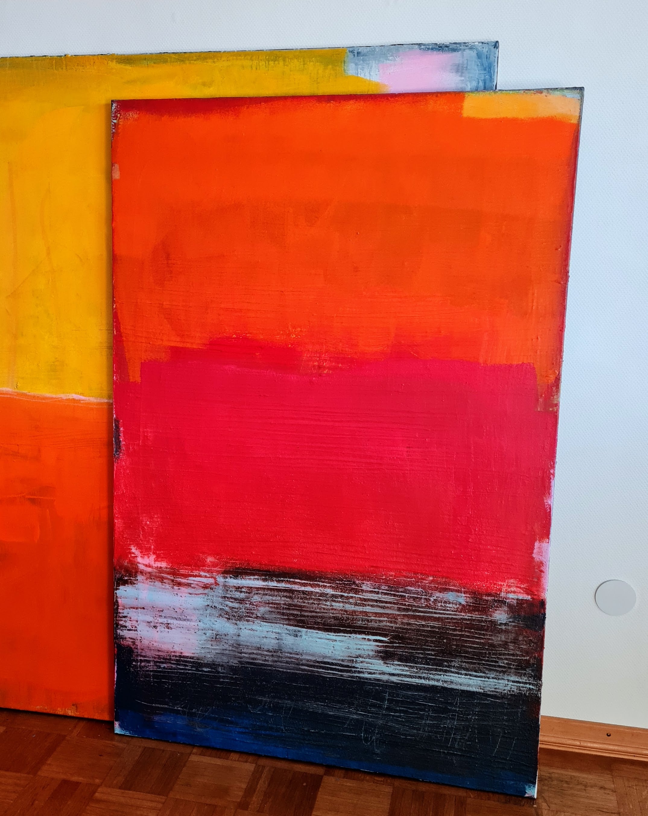 Personalisierte Auftragskunst und Gemälde: orange-bilder-modern – Kategorie: Originalgemälde – Hersteller: 