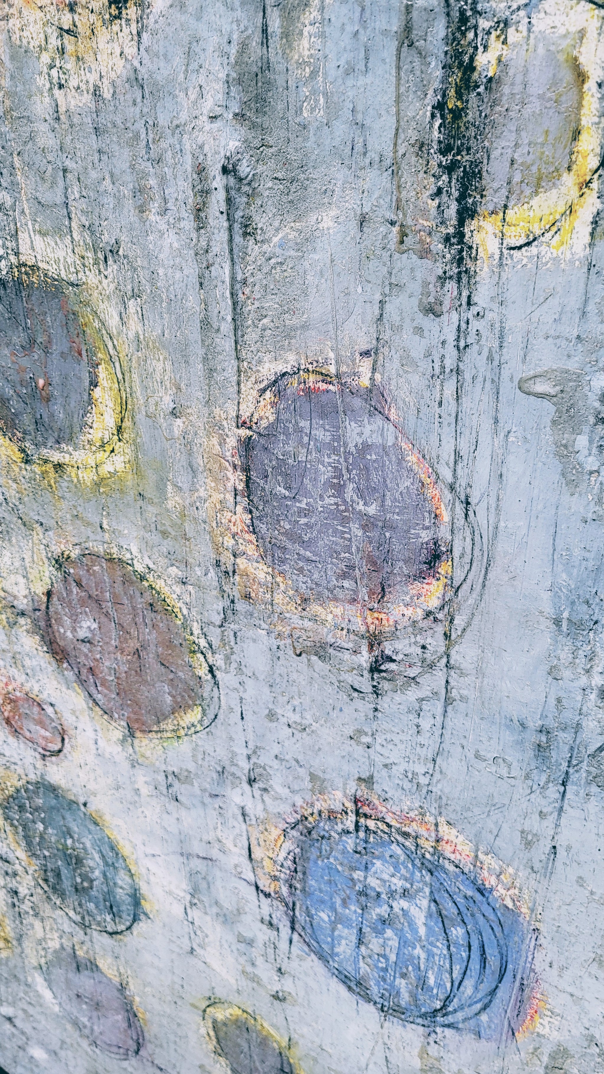 Hellblaues - Bild - Frühlingsnebel – sofort versandbereites Leinwandbild in nan, großes Kunstwerk für moderne Wohnräume
