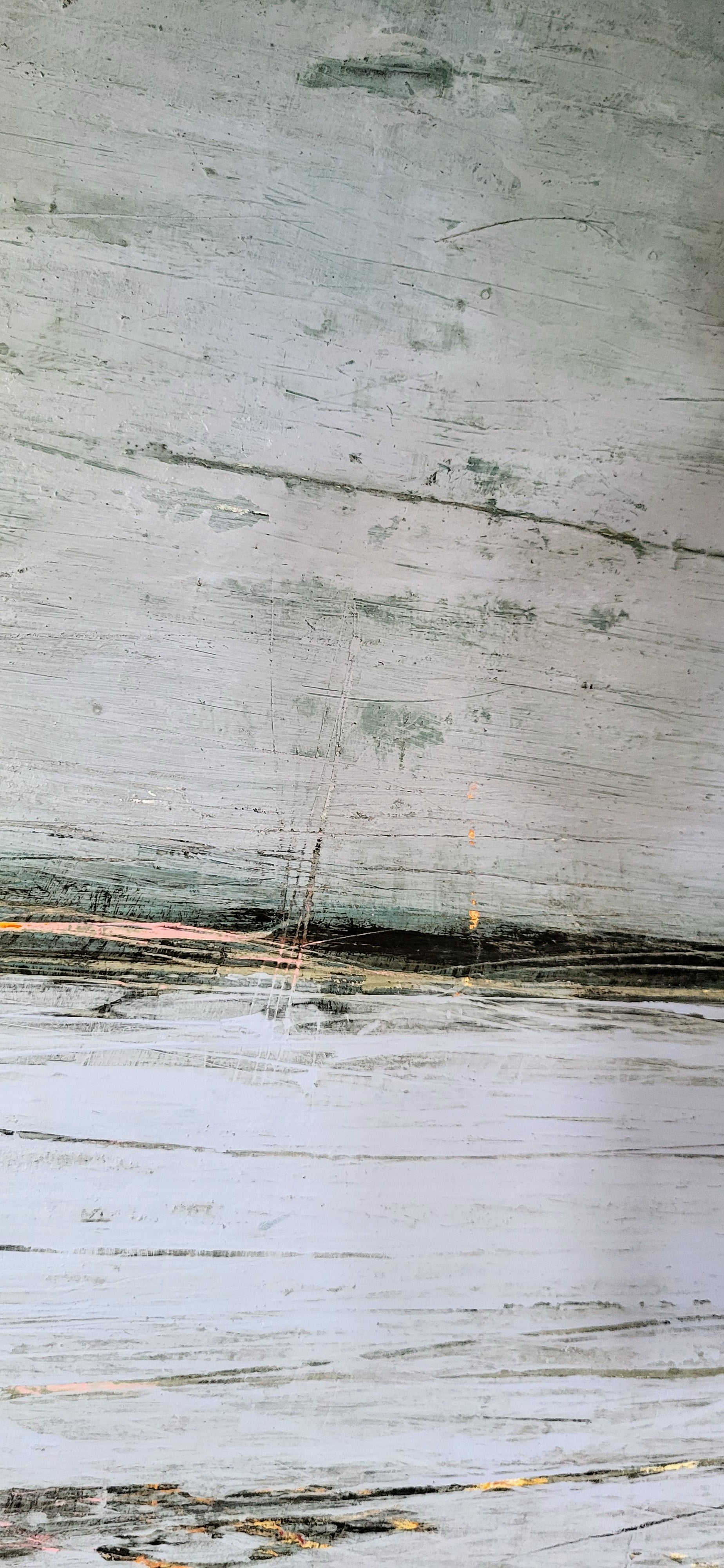 Abstraktes Gemälde – Verschiedene Welten – Individuelles Wandbild für modernes Wohnen
