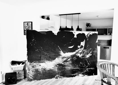 Große abstrakte Bilder für Ihre Räume" Impulse"- schwungvolle Unikate,abstrakte große Leinwandbilder abstrakte Bilder kaufen ,