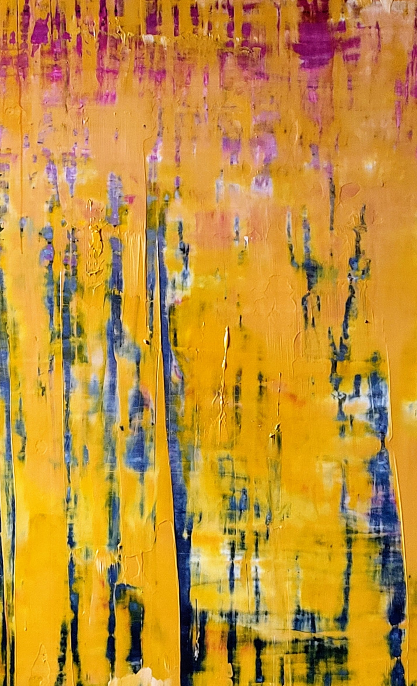 Personalisierte Auftragskunst und Gemälde: gelbes-rotes-bild – Kategorie: Originalgemälde – Hersteller: 