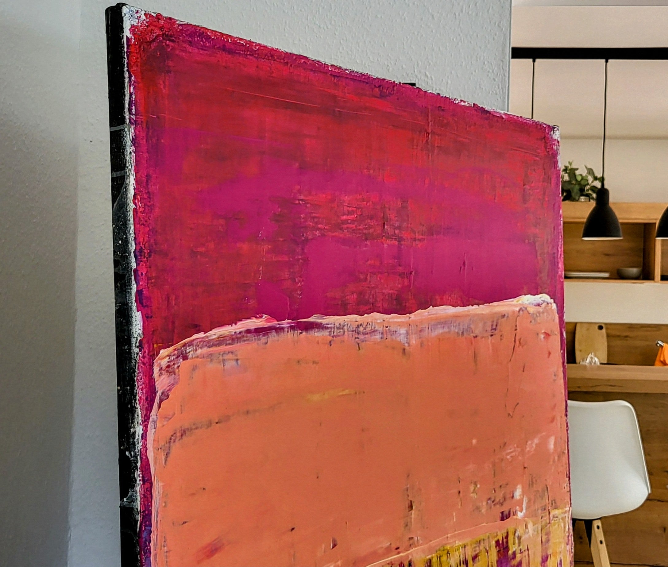 Personalisierte Auftragskunst und Gemälde: gelbes-rotes-bild – Kategorie: Originalgemälde – Hersteller: 