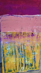 Personalisierte Auftragskunst und Gemälde: gelbes-rotes-bild – Kategorie: Originalgemälde – Hersteller: 