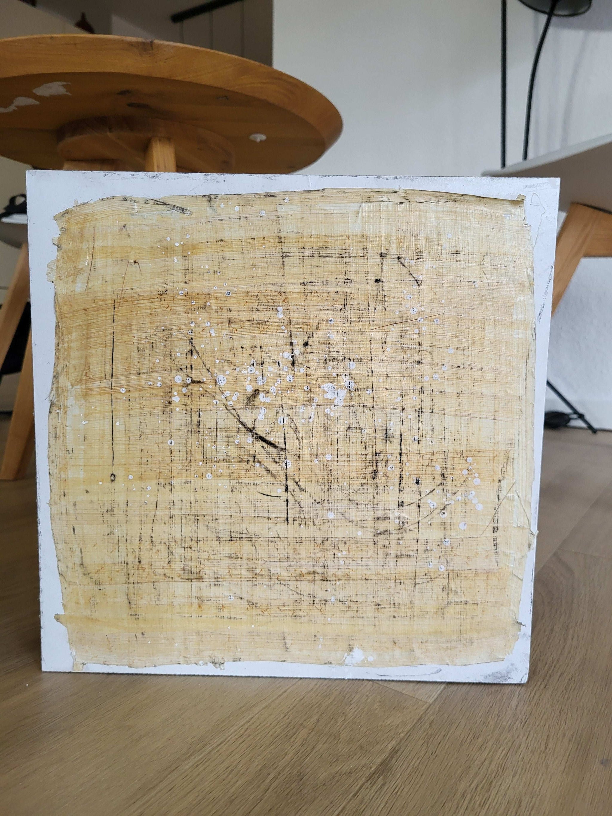 Lorelei - Pappwabenoptik – sofort versandbereites Leinwandbild in nan, großes Kunstwerk für moderne Wohnräume