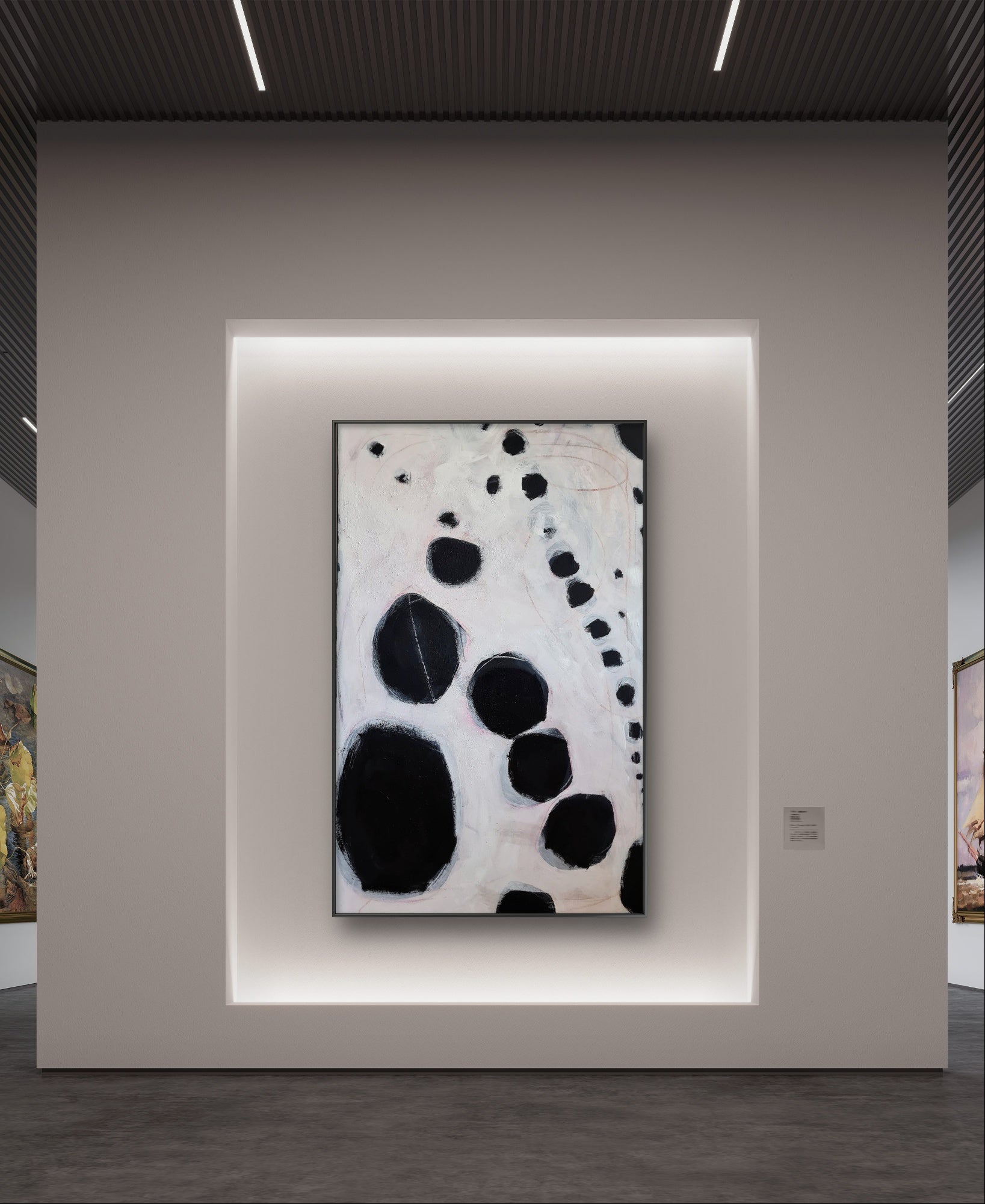 Personalisierte Auftragskunst und Gemälde: schwarz-weisse-bilder-abstrakt – Kategorie: Originalgemälde – Hersteller: 