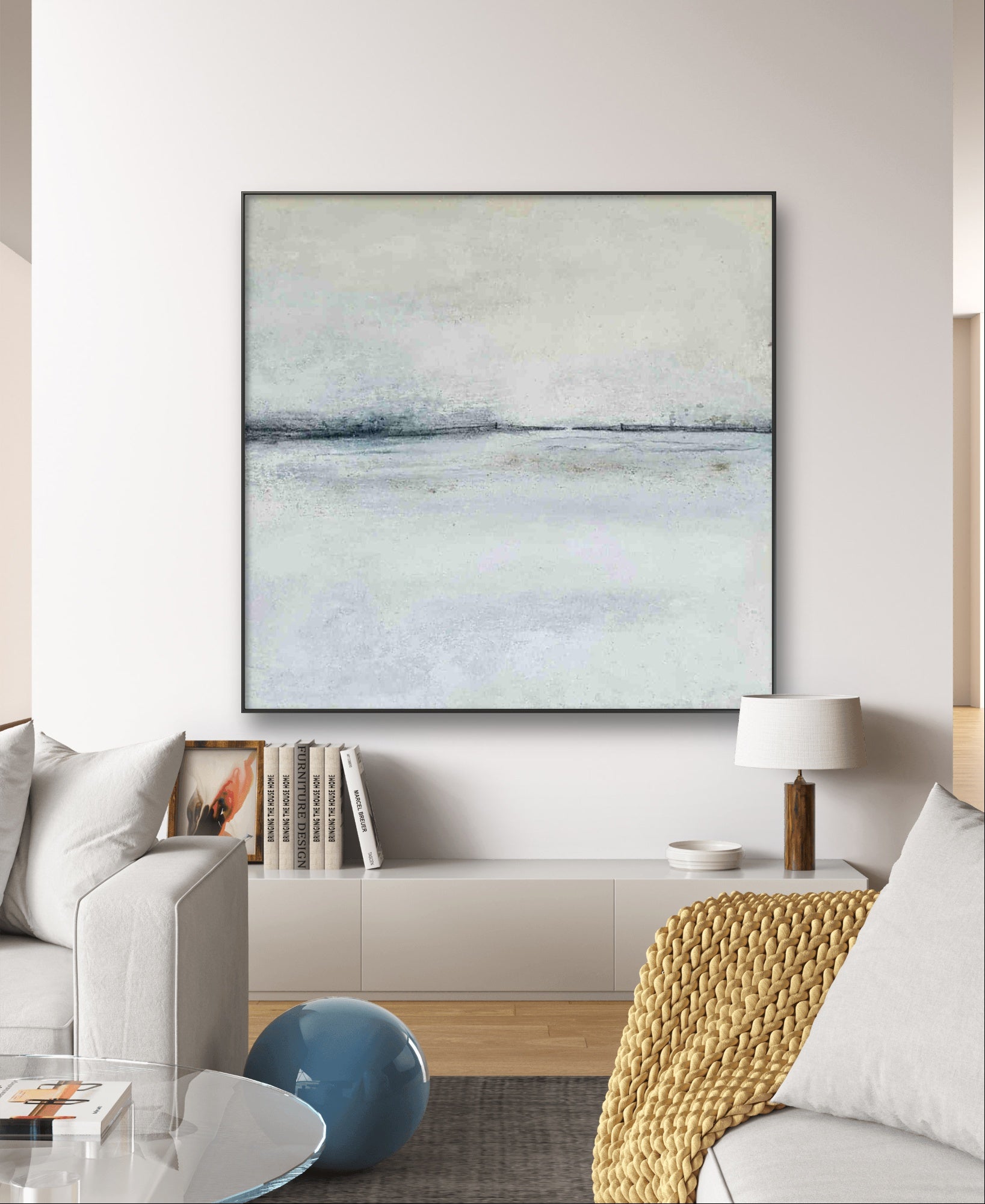 Abstraktes Gemälde – Hochzeitsgeschenk – Moderne Kunst für offene Wohnbereiche
