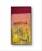 Personalisierte Auftragskunst und Gemälde: gelbes-rotes-bild – Kategorie: Originalgemälde – Hersteller: 