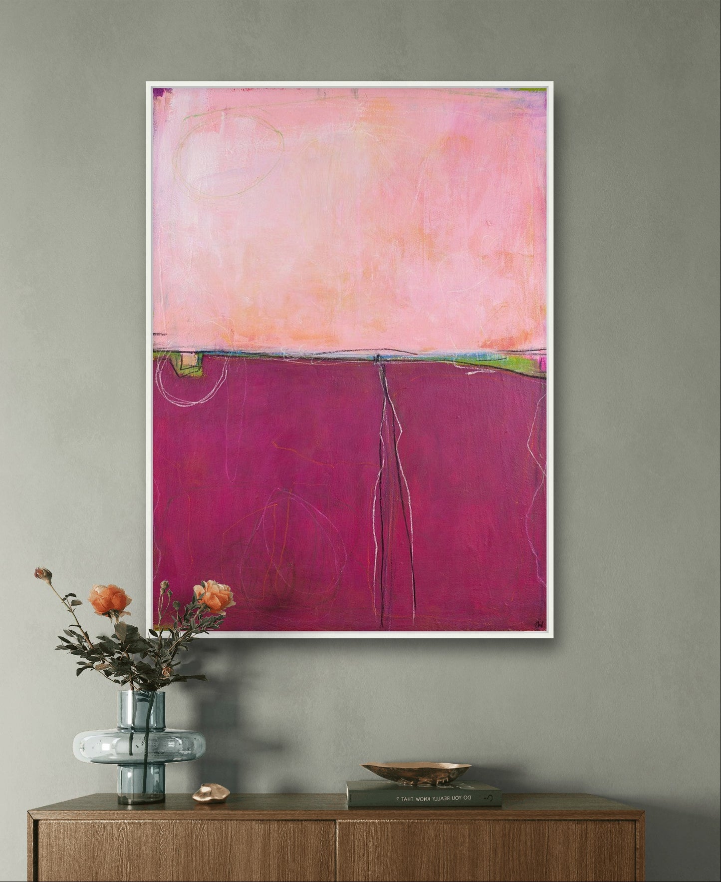 Auftragskunst, abstrakte Bilder, abstraktes Bild in rosa weinrot 120 x 80 cm,abstraktes-bild-rosa-weinrot, abstrakte Bilder kaufen ,