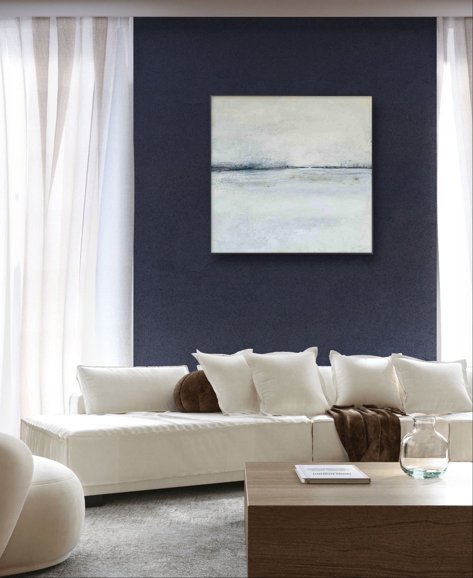 Abstraktes Gemälde – Hochzeitsgeschenk – XXL Kunstwerk als Blickfang im Wohnraum