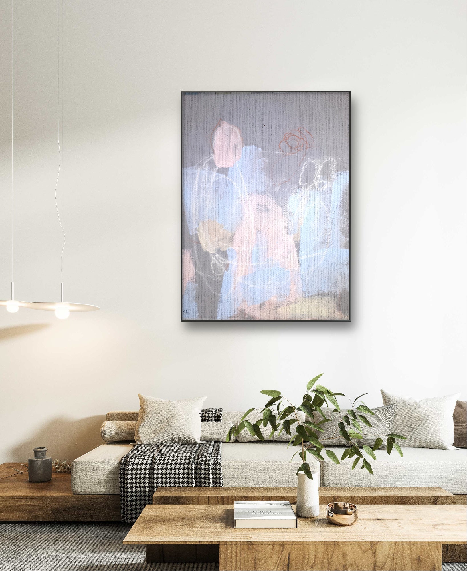 nan – modernes Leinwandbild, Detailansicht Motiv 5.0 für Pinterest, Etsy und Google optimiert