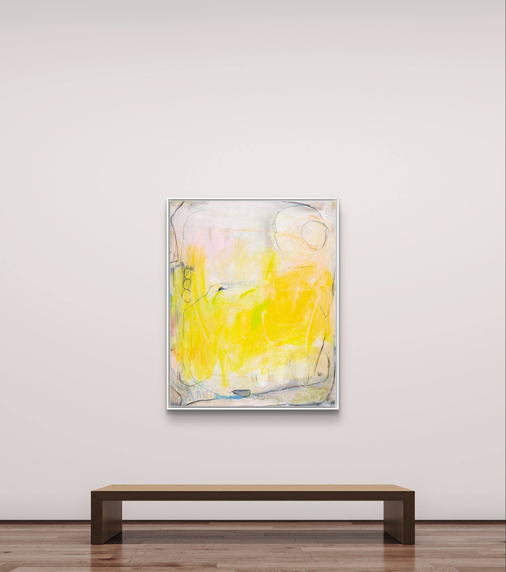 Personalisierte Auftragskunst und Gemälde: gelbes-bild-1 – Kategorie: Originalgemälde – Hersteller: Conny Wachsmann, Artist