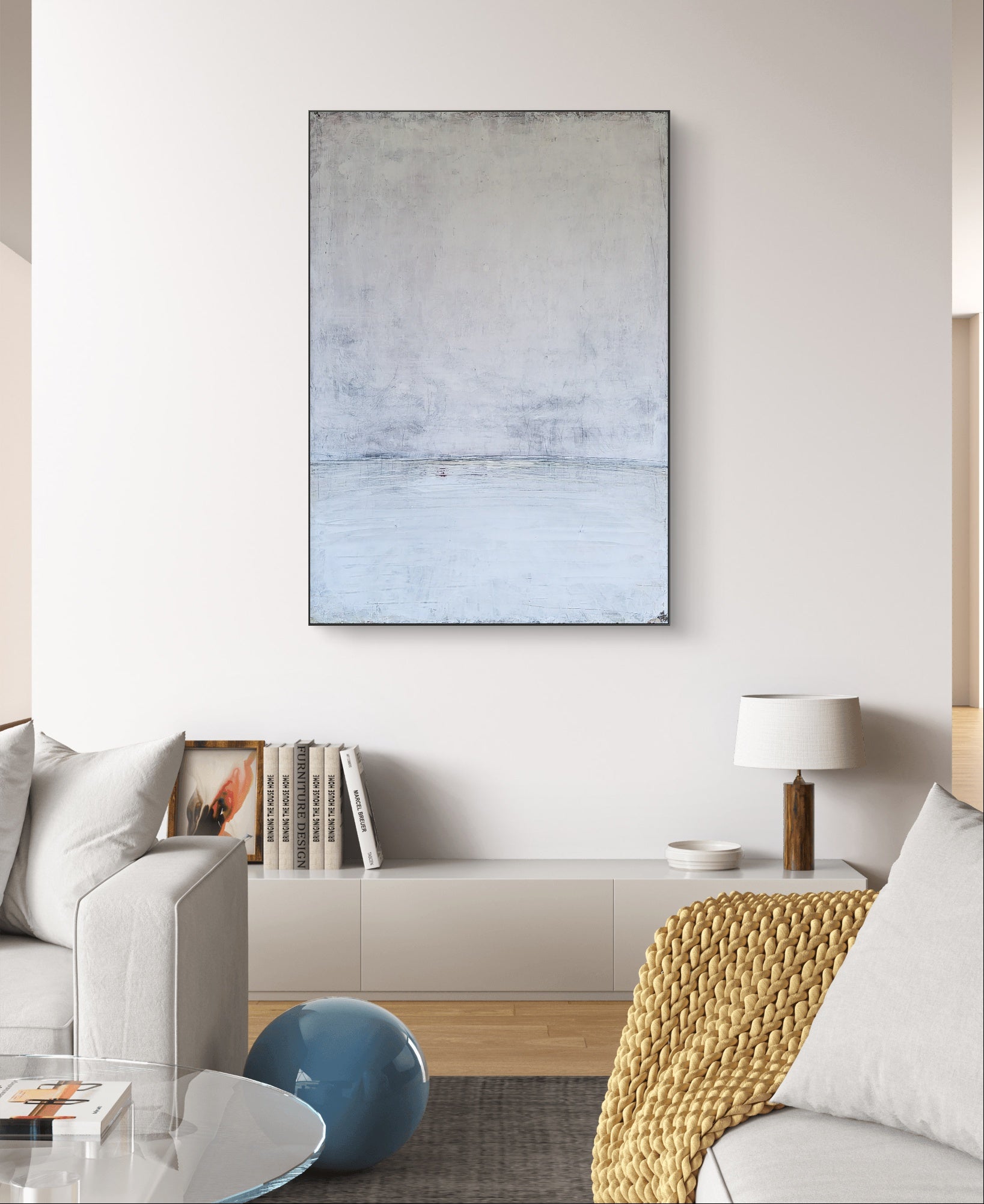 Personalisierte Auftragskunst und Gemälde: abstraktes-weisses-bild-modern – Kategorie: Originalgemälde – Hersteller: 