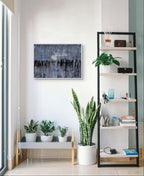 Personalisierte Auftragskunst und Gemälde: blaue-bilder-auftragskunst-lagerfeuer – Kategorie: Originalgemälde – Hersteller: 