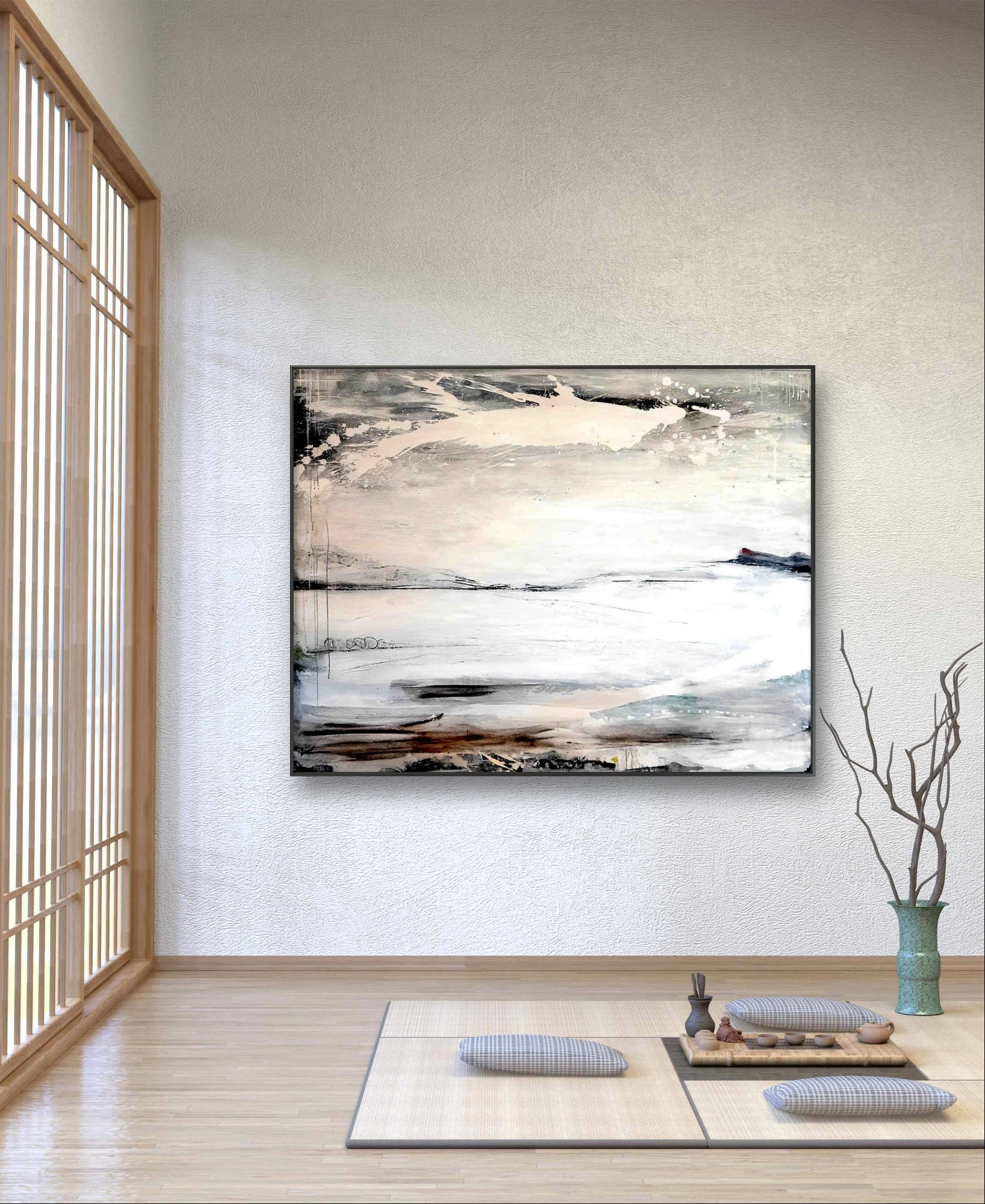 Personalisierte Auftragskunst und Gemälde: grosse-abstrakte-bilder-auftragsmalerei – Kategorie: Originalgemälde – Hersteller: 