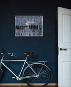 Personalisierte Auftragskunst und Gemälde: blaue-bilder-auftragskunst-lagerfeuer – Kategorie: Originalgemälde – Hersteller: 