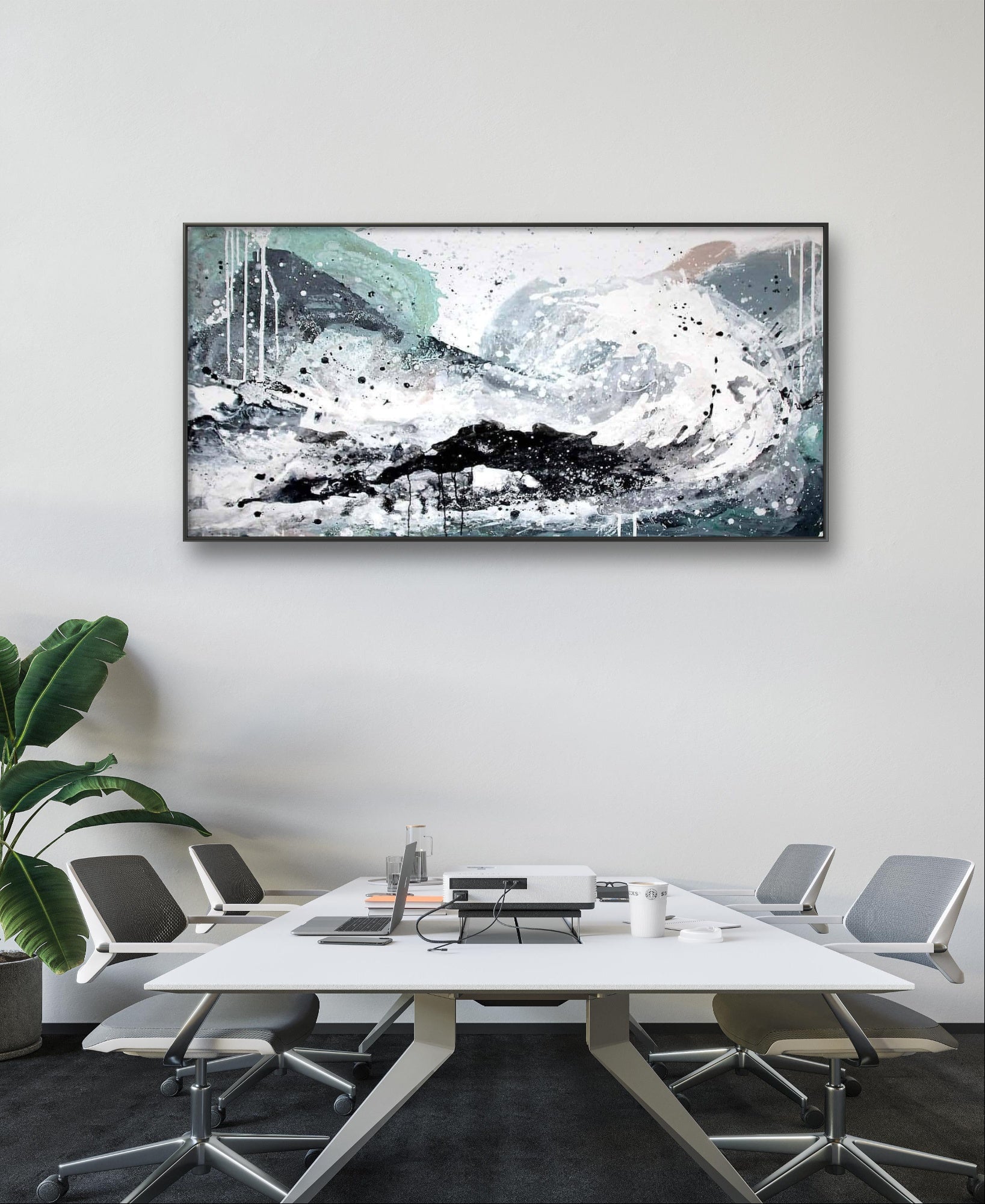 nan – modernes Leinwandbild, Detailansicht Motiv 3.0 für Pinterest, Etsy und Google optimiert