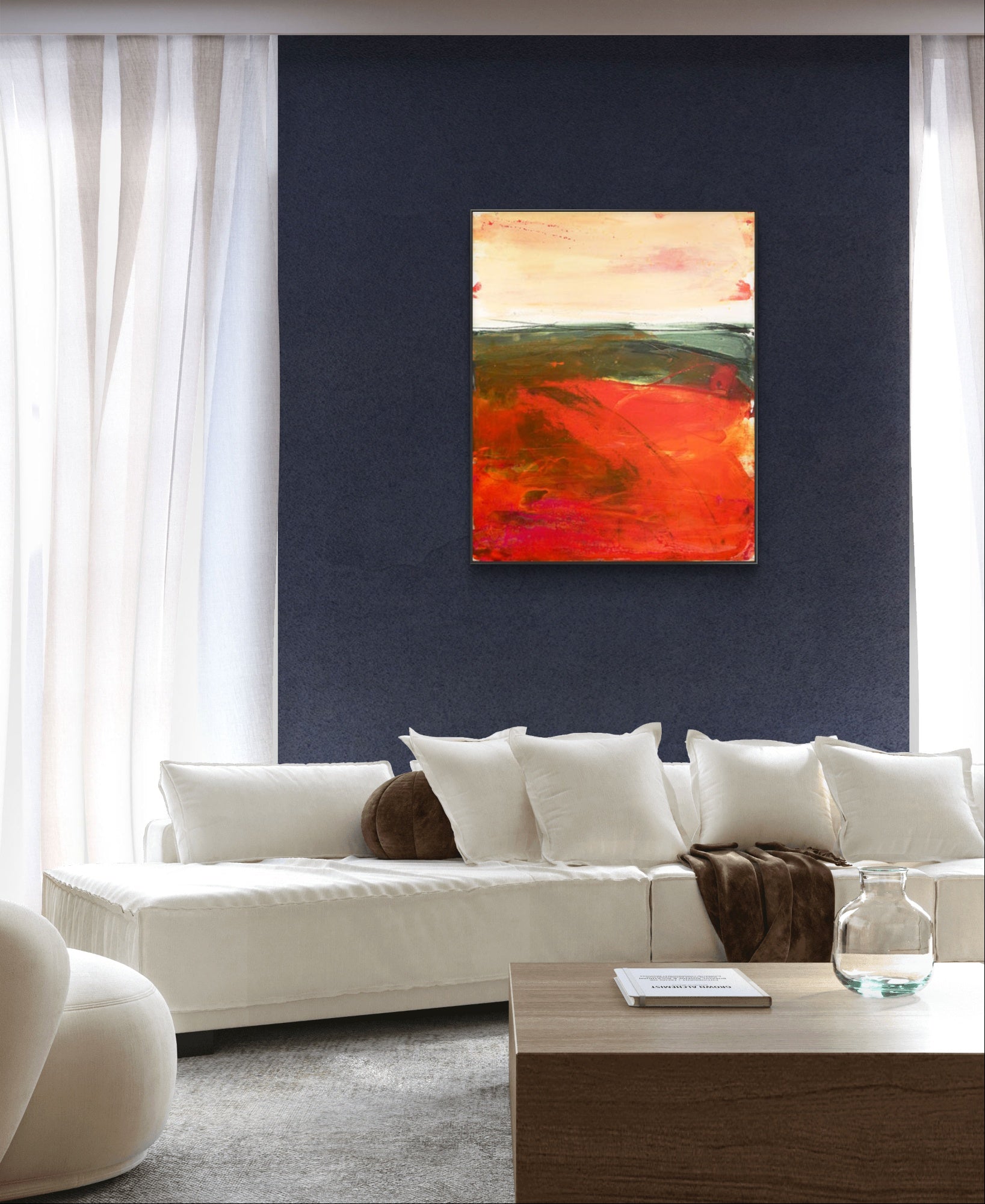 Personalisierte Auftragskunst und Gemälde: oranges-bild-abstraktes-bild – Kategorie: Originalgemälde – Hersteller: 