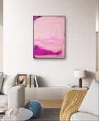 Abstraktes Gemälde – Mutterliebe 90x40cm – Schlafzimmer Einzelstück Sofort Verfügbar – XXL Kunstwerk als Blickfang im Wohnraum